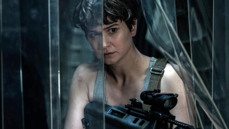 Katherine Waterston took centre stage in Alien: Covenant. (20th Century Studios/Alamy)