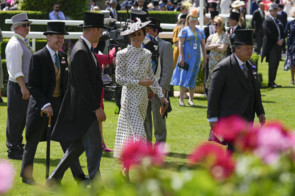 The homage to Princess Diana is a sweet token that the duchess knows will be picked up by royal fans everywhere. - Credit: AP