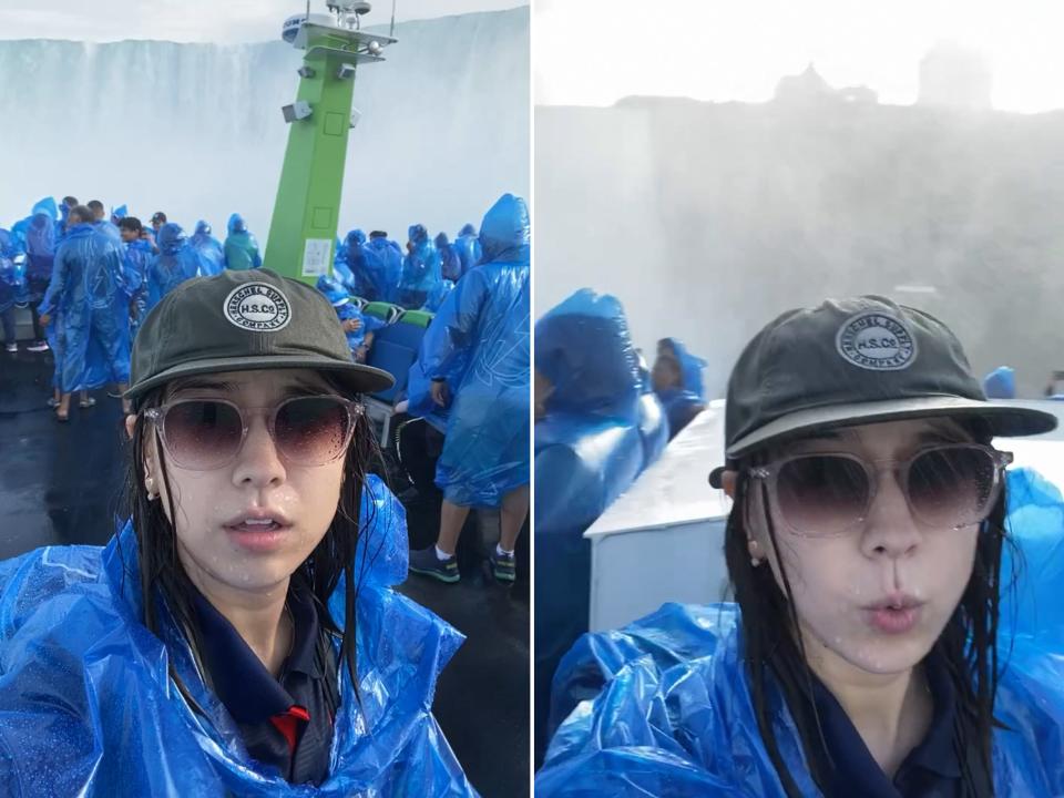 The author on Maid of the Mist