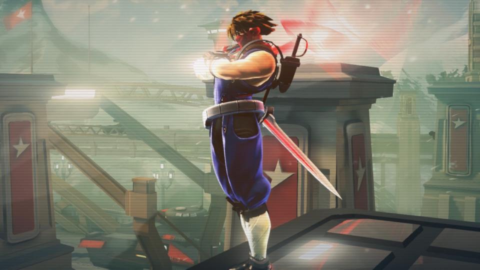 Strider looking cool in Strider 2014