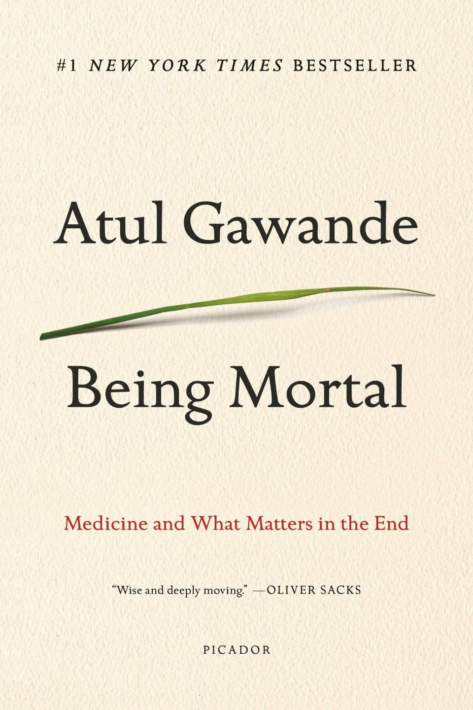 15) <i>Being Mortal</i>, by Atul Gawande