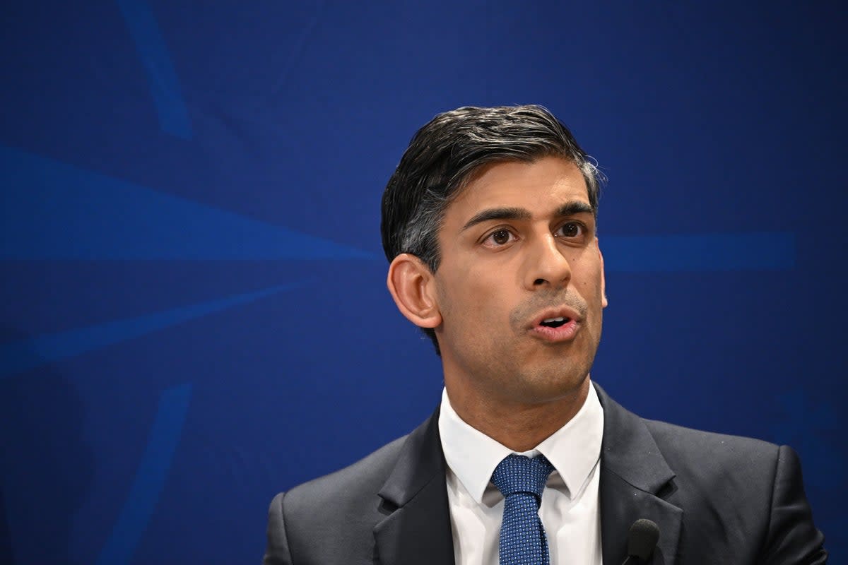 Researchers say Rishi Sunak’s ambitions for the UK to become an AI superpower will come to nothing if our laws are not equally robust  (PA Wire)