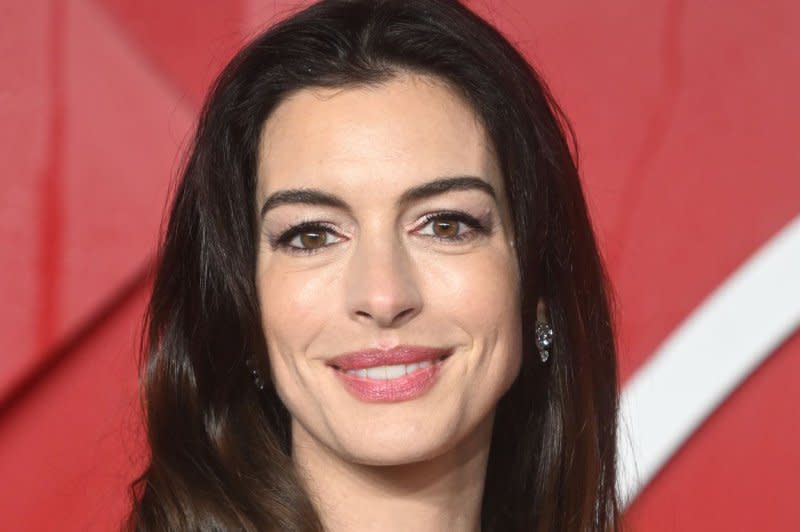 Anne Hathaway attends the Fashion Awards in London on Monday. Photo by Rune Hellestad/UPI