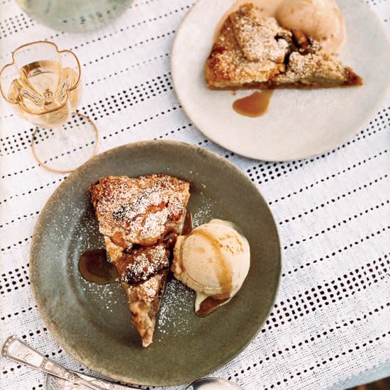 Apple Crostada with Brown Butter Streusel