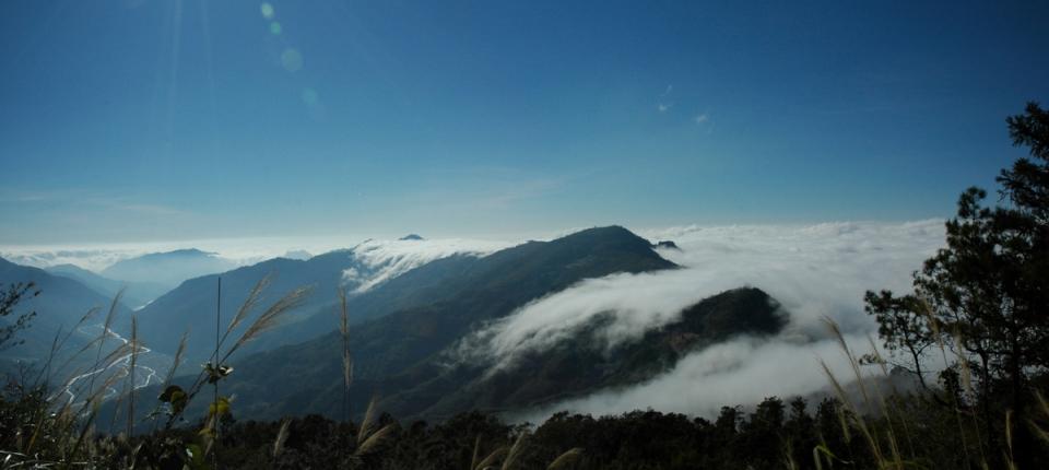 雪見八景之司馬限山雲瀑。   圖：內政部提供