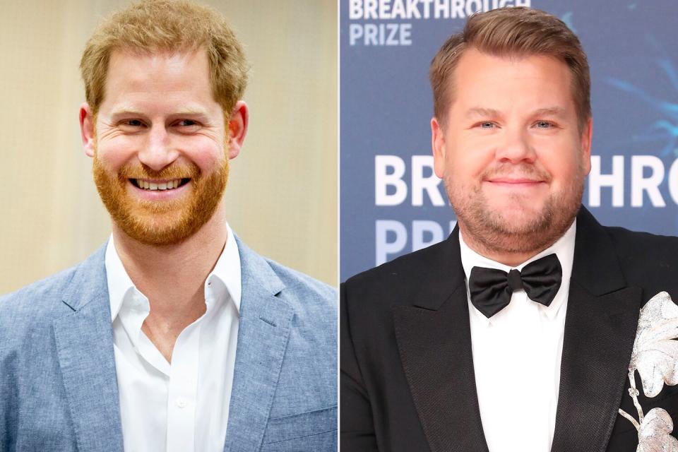 Prince Harry, James Corden