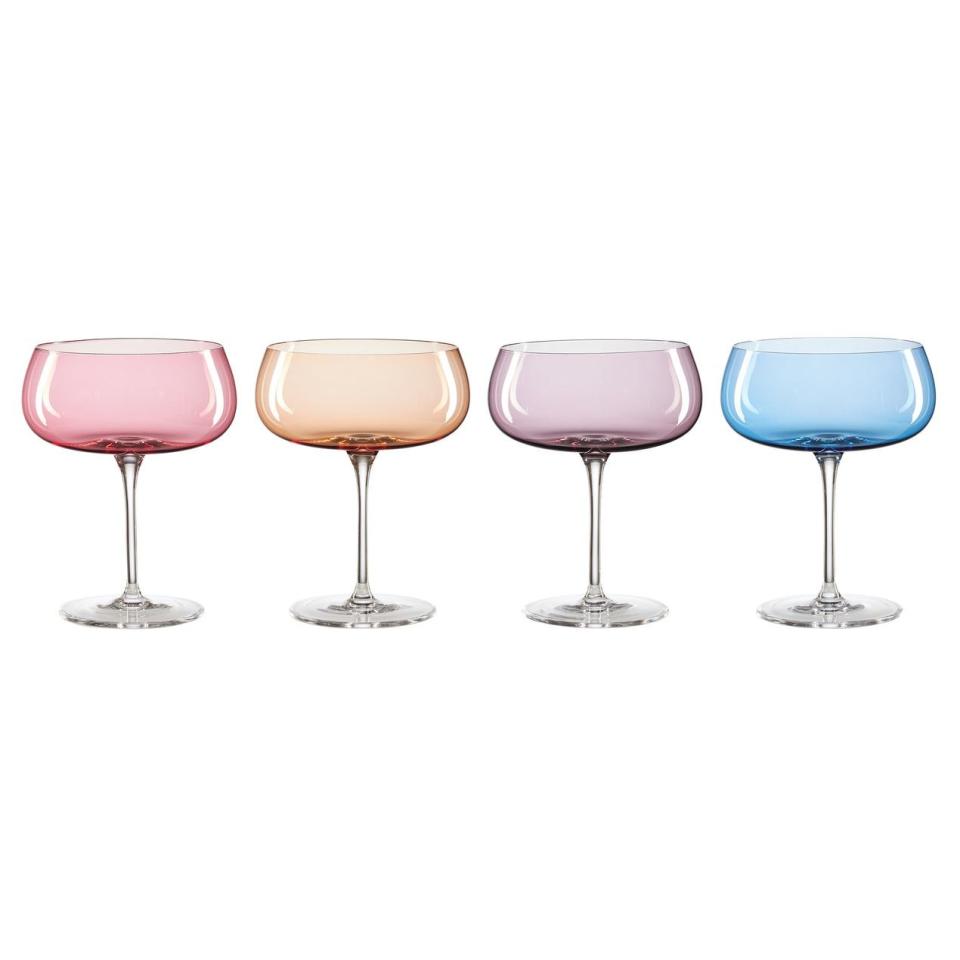 <p><a href="https://go.redirectingat.com?id=74968X1596630&url=https%3A%2F%2Fwww.oneida.com%2Fproducts%2Ftrue-colors-cocktail-glasses-set-of-4&sref=https%3A%2F%2Fwww.bestproducts.com%2Fhome%2Fg44925741%2Foneida-entertain-365-tableware-collection-august-2023%2F" rel="nofollow noopener" target="_blank" data-ylk="slk:Shop Now;elm:context_link;itc:0;sec:content-canvas" class="link ">Shop Now</a></p><p>True Colors Cocktail Glasses (Set of 4)</p><p>oneida.com</p><p>$21.00</p>