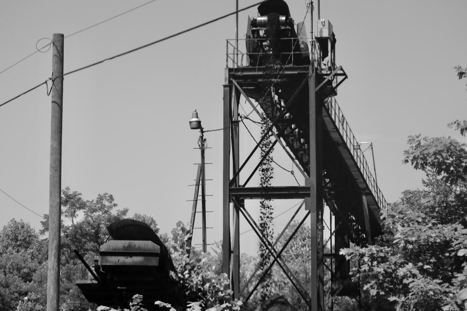 Coal mining in 2019 in Letcher County, Kentucky.