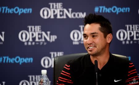 FILE PHOTO - Golf - The 146th Open Championship - Royal Birkdale - Southport, Britain - July 19, 2017. Australia’s Jason Day during a press conference ahead of The Open Championship. REUTERS/Hannah McKay