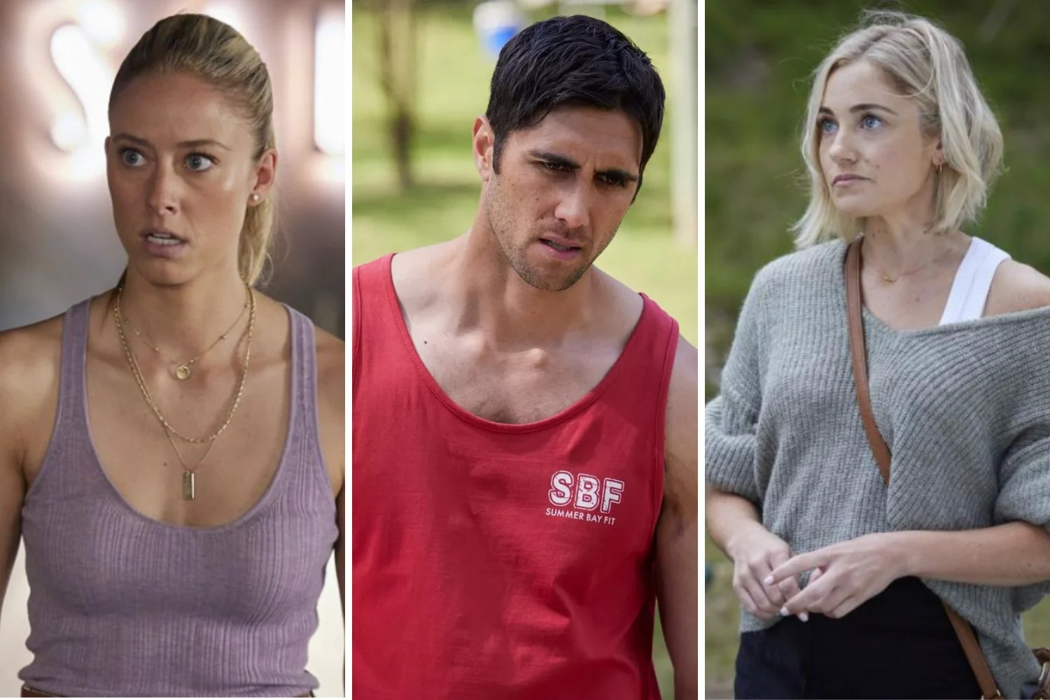 Felicity, Tane, Harper home and away 