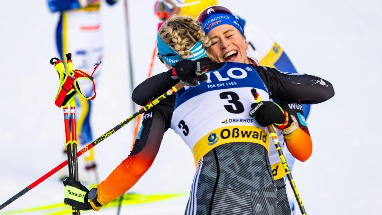 Langlauf-Staffel Zweite in Oberhof