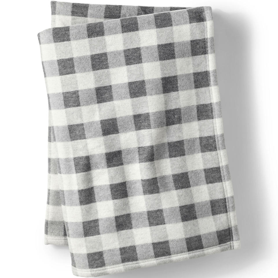 <p>Who doesn't love a good blanket? After long days in the studio and late nights on tour, I want to kick back and relax. <a href="https://www.landsend.com/products/blake-shelton-x-lands-end-sorrento-double-face-blanket/id_368923?attributes=3553&rd=true" rel="nofollow noopener" target="_blank" data-ylk="slk:This blanket;elm:context_link;itc:0;sec:content-canvas" class="link ">This blanket</a> from my Lands' End line is the solution - comfy, cozy and warm.</p>