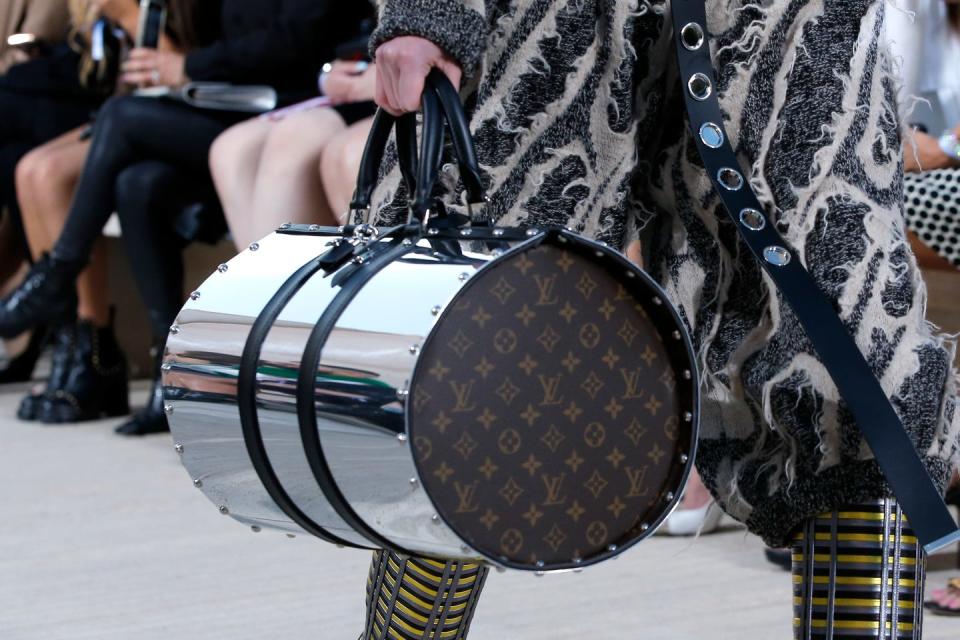 A detail of the accessories at the Louis Vuitton 2023 Cruise Show