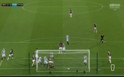 Ayew goal - Credit: Sky Sports