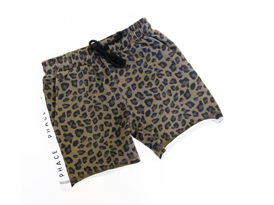 Jett Shorts leopard print children's shorts