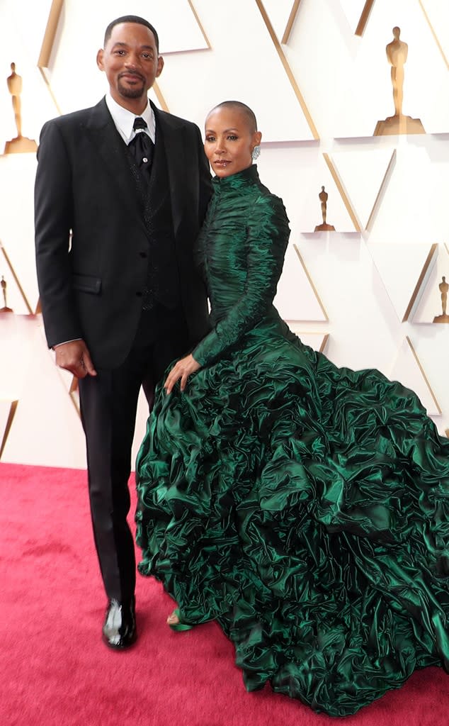 Will Smith, Jada Pinkett Smith, 2022 Oscars, 2022 Academy Awards, Red Carpet Fashion