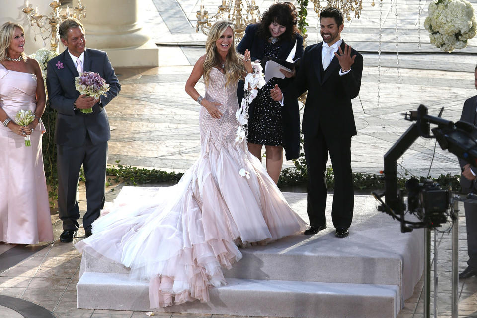 <p><em>The Real Housewives of Orange County </em>star <a href="https://people.com/tv/real-housewives-of-orange-county-star-tamra-barney-gets-married/" rel="nofollow noopener" target="_blank" data-ylk="slk:got hitched;elm:context_link;itc:0;sec:content-canvas" class="link ">got hitched</a> to Eddie Judge in June 2013, and it's been bliss ever since. The couple got together about two months after Barney <a href="https://people.com/people/article/0,,20421566,00.html" rel="nofollow noopener" target="_blank" data-ylk="slk:split from her ex-husband;elm:context_link;itc:0;sec:content-canvas" class="link ">split from her ex-husband</a>, Simon Barney, in 2010, and Eddie proposed in March 2012.</p> <p>Married for nearly a decade, Tamra celebrated their nine-year anniversary in the summer of 2022.</p> <p>"9 years baby! I love you so much I couldn't imagine our lives without you ❤️," she wrote in a <a href="https://www.instagram.com/p/Ce0-AYLLfU4/?hl=en" rel="nofollow noopener" target="_blank" data-ylk="slk:post;elm:context_link;itc:0;sec:content-canvas" class="link ">post</a>.</p>