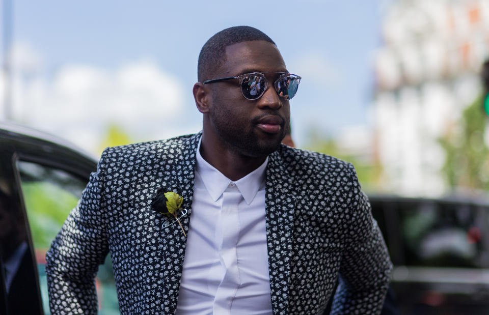 Dwyane Wade attended the MLS All-Star Game in his hometown of Chicago. (Getty)