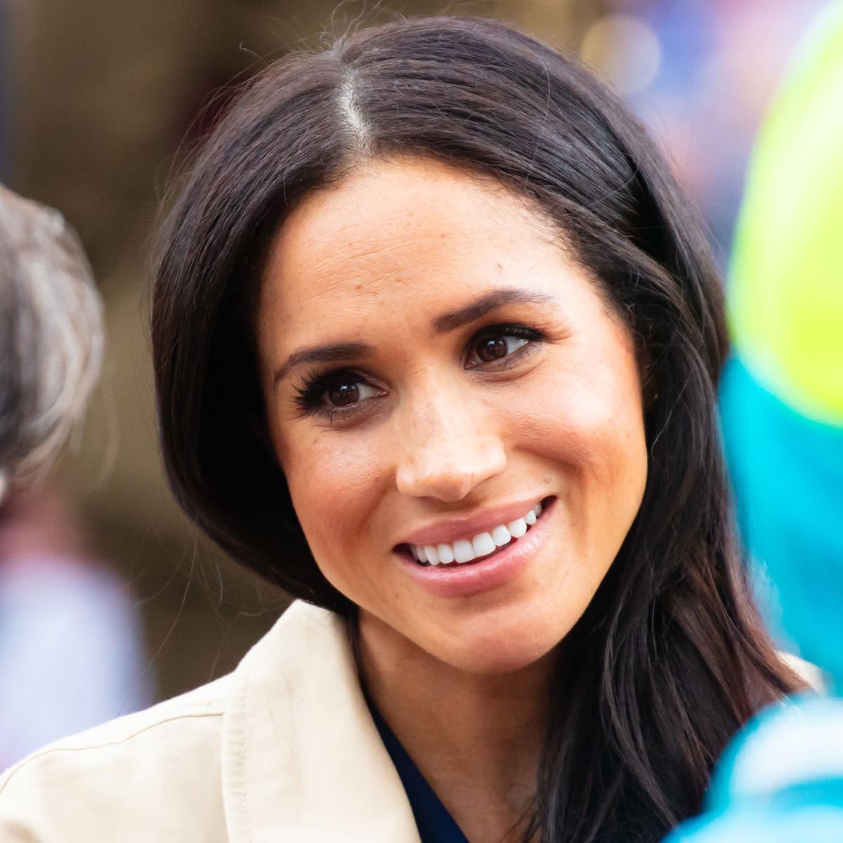 Meghan Markle wearing a trench coat