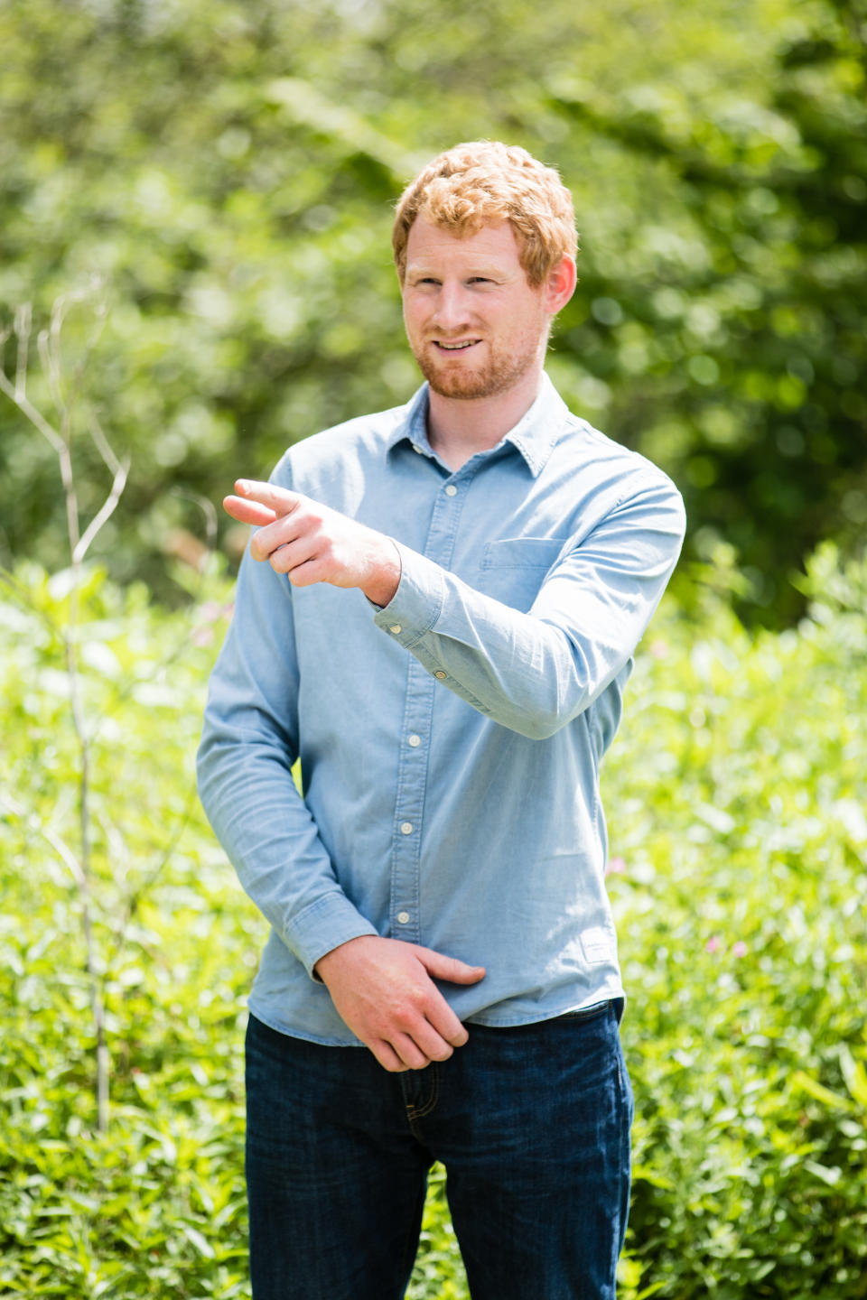 Henry Morley wurde aufgrund seiner Ähnlichkeit mit dem Royal "Prinz Harry des Nordens getauft (Bild: Mercury Press)