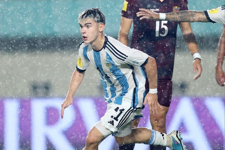 Santi López, rapidez y gol argentino ante Venezuela