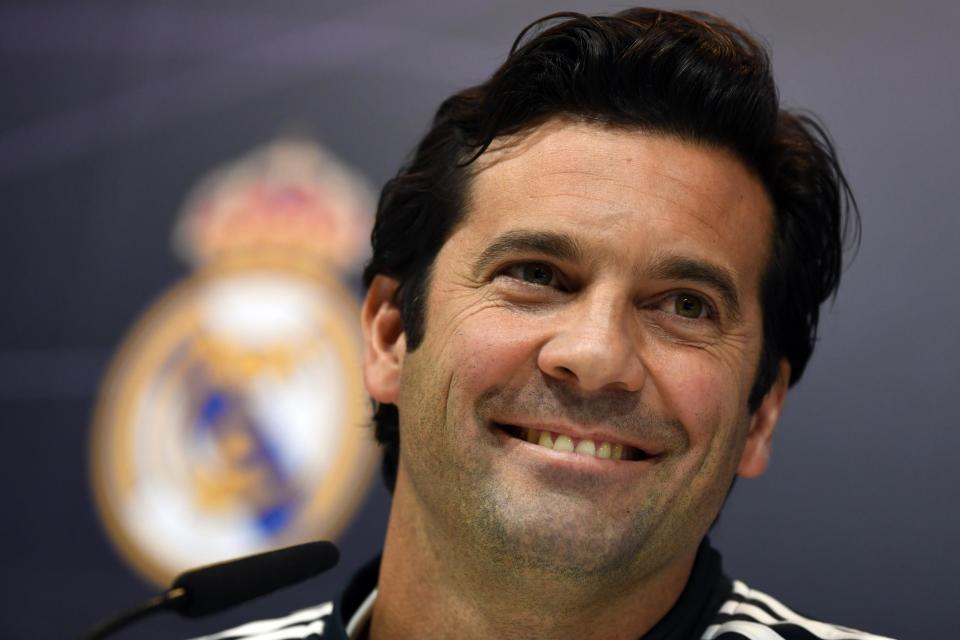 In charge: Santiago Solari: AFP/Getty Images