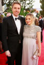 <div class="caption-credit">Photo by: Courtesy of Getty Images</div><b>Kristen Bell</b> <br> Engaged: December 2009 <br> Pregnancy announcement: November 2012 <br> Married: October 2013 <br> Kristen Bell and now-hubby Dax Shepard famously waited to get married until their same-sex couple friends could too. In the meantime, they welcomed little Lincoln. <br> <b>See more from <i>Brides</i>: <br> <a rel="nofollow noopener" href="http://www.brides.com/wedding-dresses-style/wedding-dresses/2013/03/wedding-dresses-long-sleeves-trends-2013-fall?mbid=synd_yshine#slide=1" target="_blank" data-ylk="slk:Wedding Dresses with Long Sleeves;elm:context_link;itc:0;sec:content-canvas" class="link ">Wedding Dresses with Long Sleeves</a> <br> <a rel="nofollow noopener" href="http://www.brides.com/wedding-dresses-style/wedding-dresses/2012/07/lace-wedding-dresses-spring-2013-gowns?mbid=synd_yshine#slide=1" target="_blank" data-ylk="slk:The Best Lace Wedding Dresses;elm:context_link;itc:0;sec:content-canvas" class="link ">The Best Lace Wedding Dresses</a></b> <br>