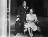 <p>Then-Princess Elizabeth announced her engagement to Philip Mountbatten at Buckingham Palace on July 9, 1947. The couple tied the knot the following November in Westminster Abbey. </p>