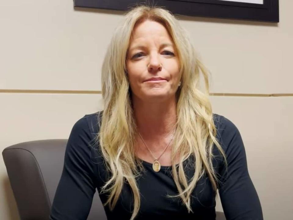 Kirsten Altenhof appears in a video describing her experience with the CMHA's bereavement program. (Canadian Mental Health Association Windsor-Essex County Branch - image credit)