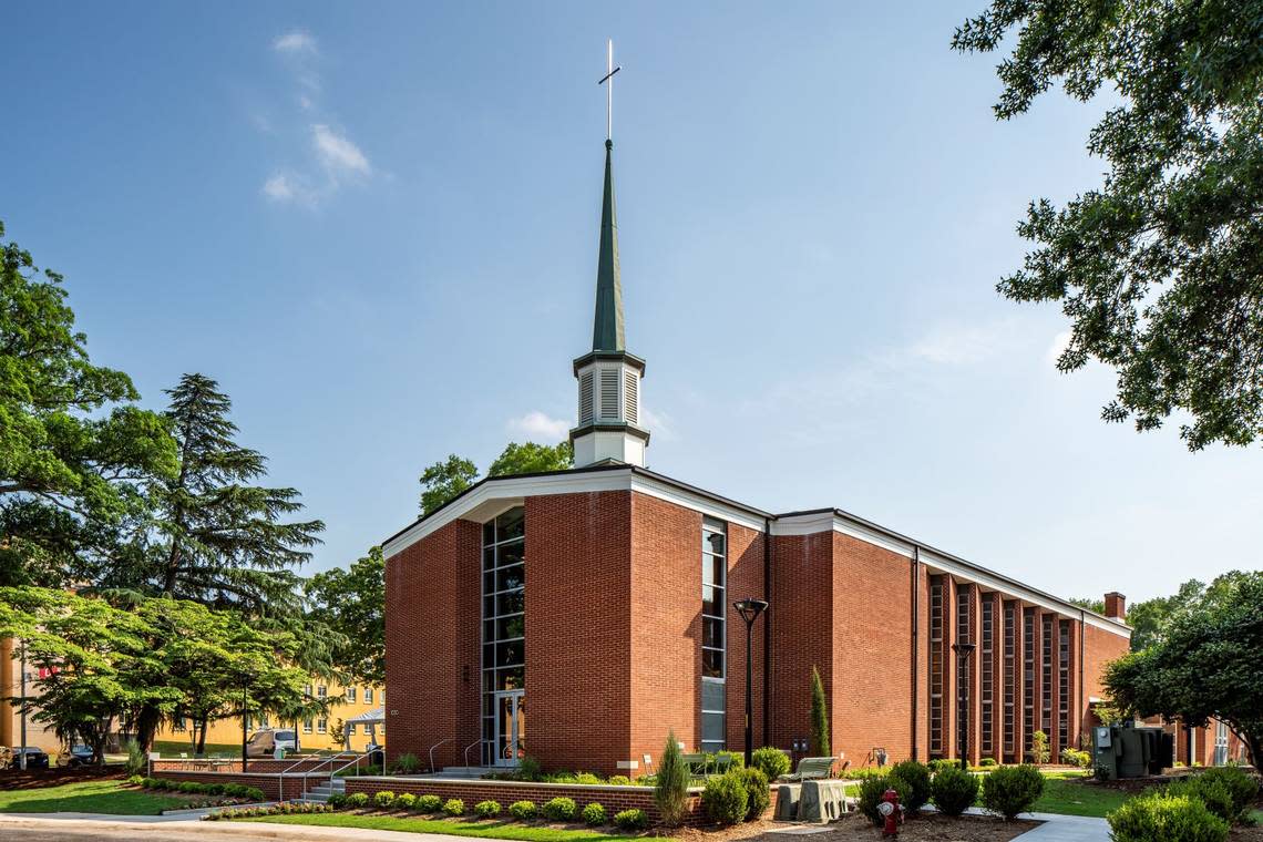 Renovations on the Greg Poole Jr. All Faiths Chapel at Dix Park in Raleigh were completed in 2021.