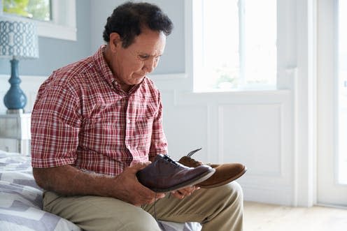 <span class="caption">Which pair?</span> <span class="attribution"><a class="link " href="https://www.shutterstock.com/image-photo/senior-hispanic-man-suffering-dementia-trying-402621004?src=FYrXtETv_t-V_HIGtP1UkA-1-24" rel="nofollow noopener" target="_blank" data-ylk="slk:Monkey Business Images/Shutterstock;elm:context_link;itc:0;sec:content-canvas">Monkey Business Images/Shutterstock</a></span>