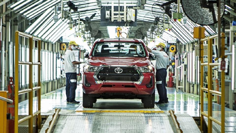 Toyota, otra de las fábricas que produce en Argentina.