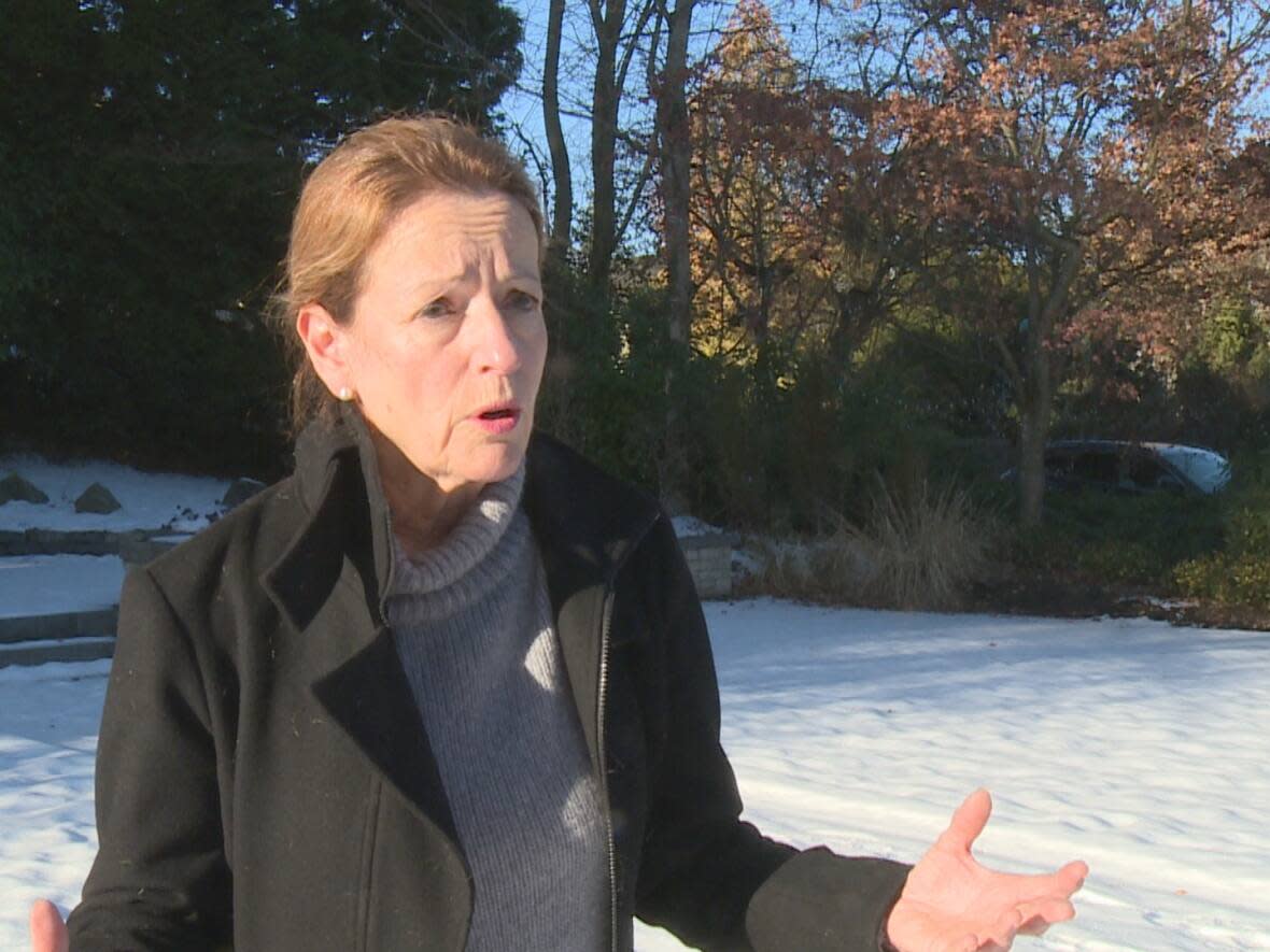 Surrey Coun. Linda Annis says the province, municipalities, transit authorities and maintenance contractors all need to be better prepared to handle future snow storms in Metro Vancouver. (Janella Hamilton/CBC - image credit)