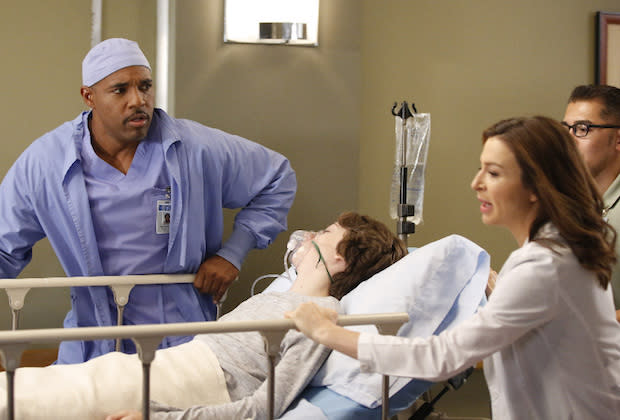 greys anatomy season 13 episode 6 caterina scorsone post mortem interview