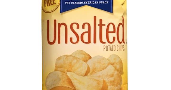 unsalted potato chips