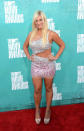 Brooke Hogan arrives at the 2012 MTV Movie Awards.