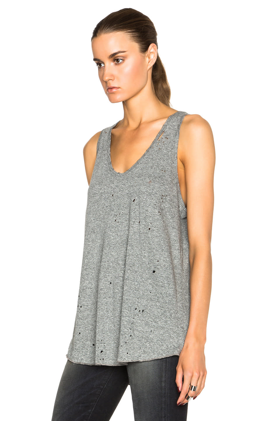 <p><a href="http://www.fwrd.com/product-rta-allison-top-in-heather-grey/RTAF-WS8/?d=Womens&srcType=plpaltimage&utm_source=shopstyle_us&utm_medium=affiliate&source=shopstyle_us&cvosrc=affiliate.shopstyle_us" rel="nofollow noopener" target="_blank" data-ylk="slk:Get The Look: Heather Grey Alison Top (£49.22);elm:context_link;itc:0;sec:content-canvas" class="link ">Get The Look: Heather Grey Alison Top (£49.22)</a></p>