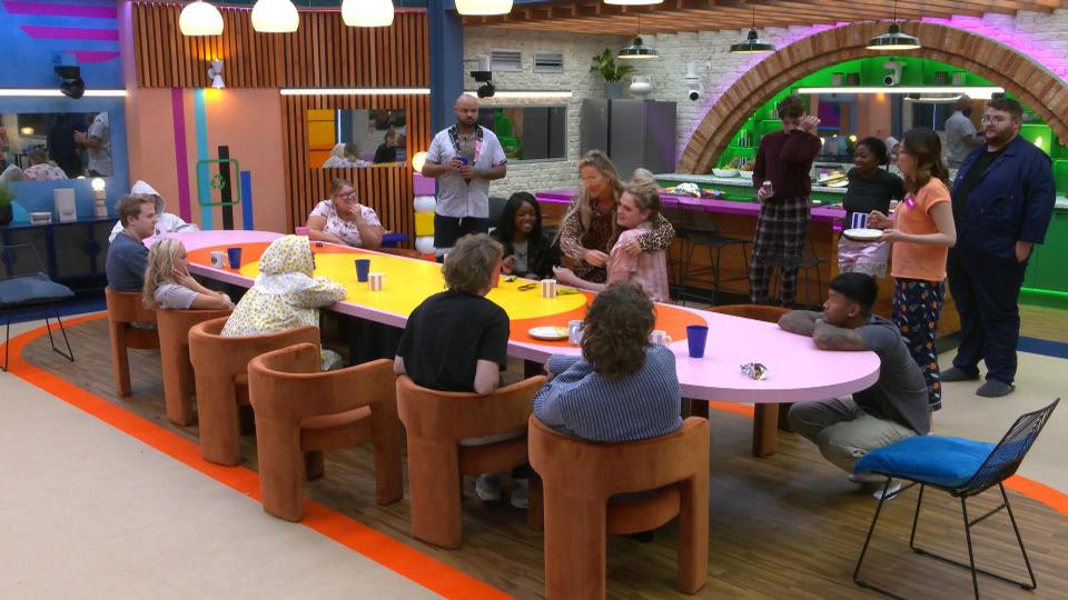 Big Brother housemates shared their support for Hallie. (Shutterstock/ITV)