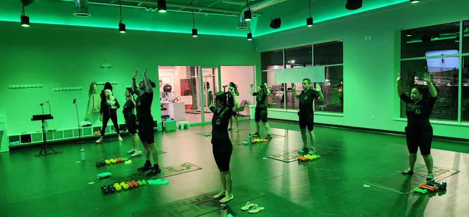 OHM Fitness, a studio offering electric muscle stimulation training for a faster workout than a normal routine, opened its newest location in Park Ridge Thursday, March 7, 2024.