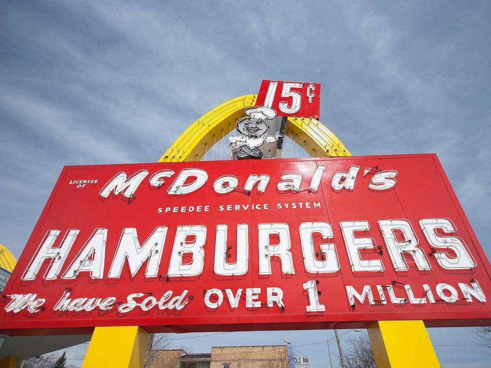 first mcdonalds sign