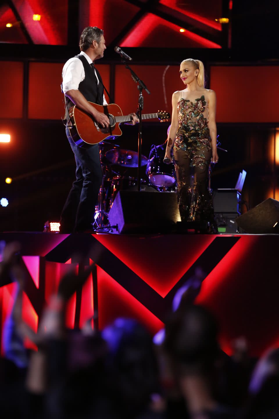 5) Gwen is all Blake's, and Blake's all for it.