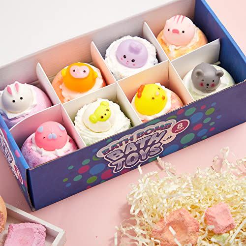 3) Bath Bombs with Surprise Toy