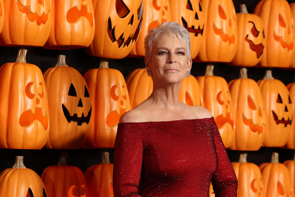 Jamie Lee Curtis en la premiere de su película 