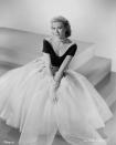 <p>Grace Kelly's perfectly poised character in Alfred Hitchcock's <em>Rear Window</em><em>,</em> socialite Lisa Carol Fremont, paraded through the film in a string of coiffed outfits. The showstopper was the evening gown designed by Edith Head. Black and white with a V-neck and capped sleeves, it cinched at the waist and gave way to a full tulle skirt. </p>