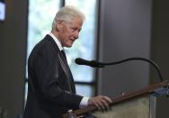 <p>Former President Bill Clinton also gave a moving eulogy at the funeral service. “He got into a lot of good trouble along the way, but let's not forget he also developed an absolutely uncanny ability to heal troubled waters,” Clinton said. “When he could have been angry and determined to cancel his adversaries, he tried to get converts instead. He thought the open hand was better than the clenched fist.” </p>