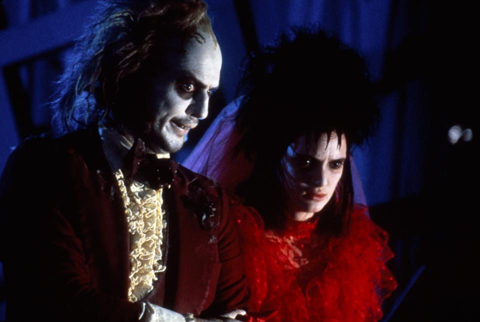 <h1 class="title">Michael Keaton as Beetlejuice and Winona Ryderas Lydia Deetz in the 1988 film BEETLEJUICE</h1><cite class="credit">©Warner Bros/Courtesy Everett Collection</cite>