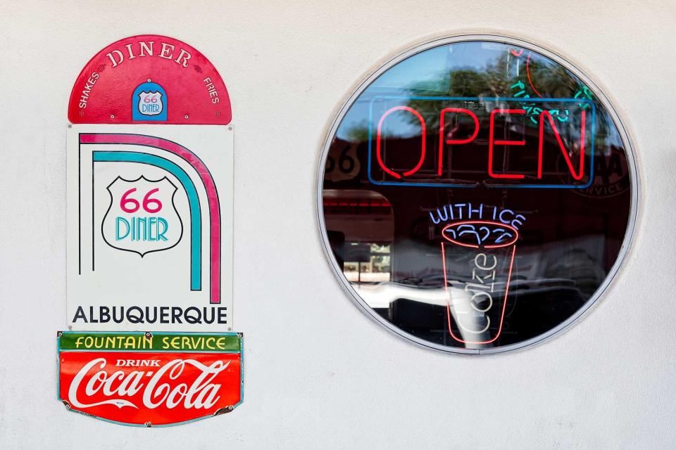 50's style on historic Route 66, located on Central Avenue, close to Downtown