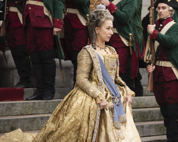 Helen Mirren's Costumes in 'Catherine the Great' Are a Gorgeous