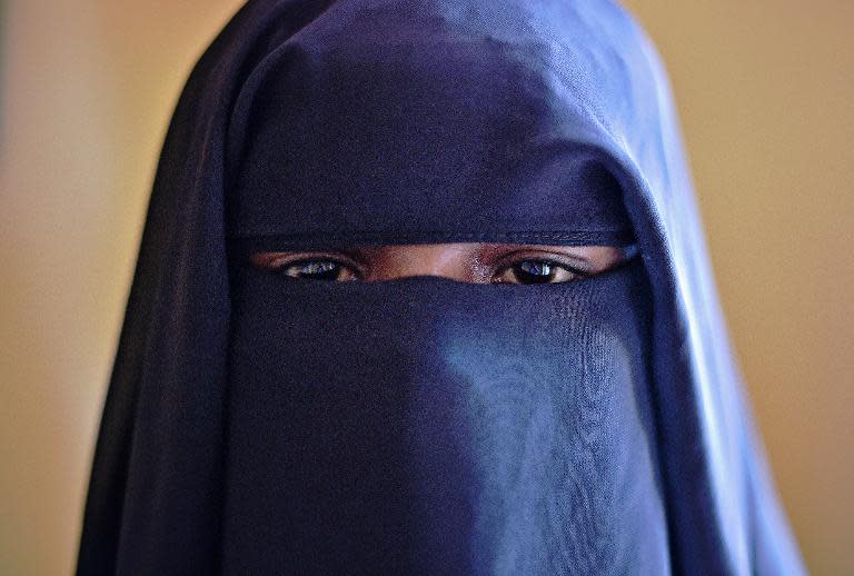 Fatima (not her real name), 14, who was arrested after reporting a rape, pictured at the Elman Centre in Mogadishu