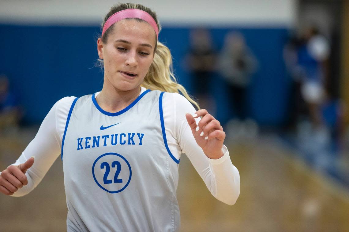 Former Ryle High School star Maddie Scherr will be expected to be one of Kentucky’s top players in 2022-23 after transferring to UK from Oregon.